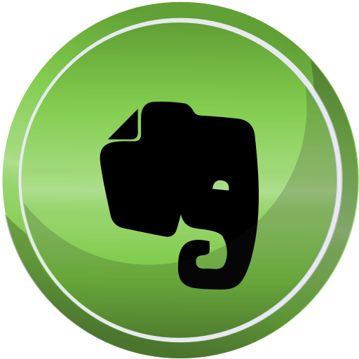 Social Media Round Set - Evernote (512x512)