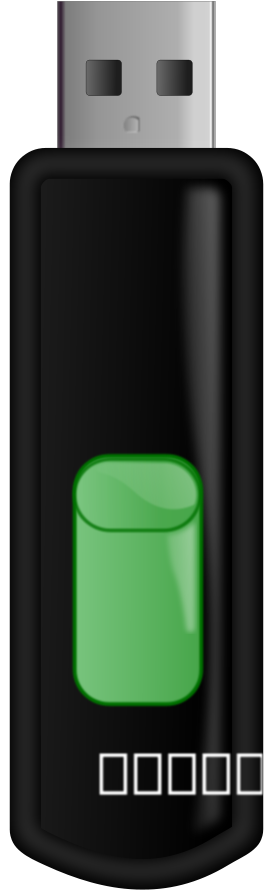 How To Set Use Usb Flash Memory Svg Vector - Mobile Phone (278x900)