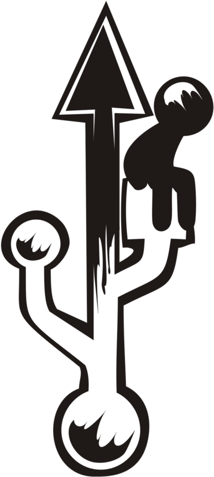 Usb By Kna - Cable Usb Vector Png (677x1179)
