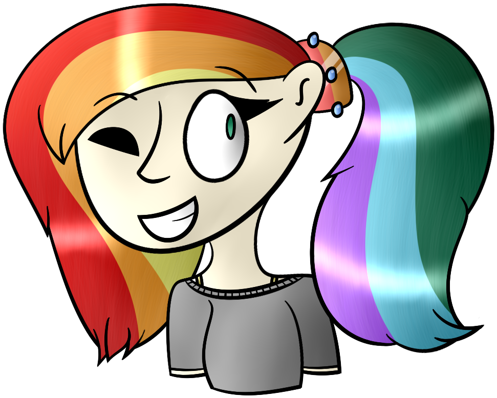 Colour Drop By Midgesaurus - Cartoon (983x791)