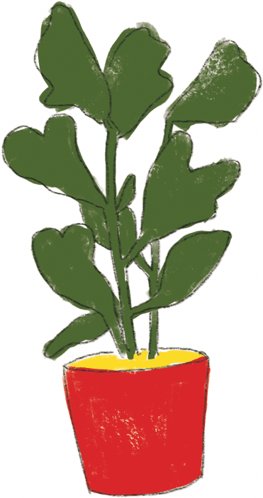 Does The Yard Work, Brings Plants - Houseplant (452x750)