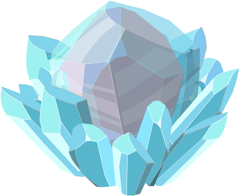Frozen Fragment - Origami (500x500)