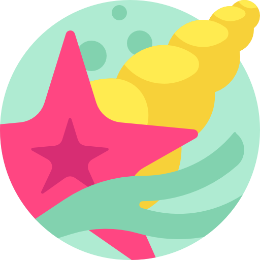 Starfish Free Icon - Circle (512x512)