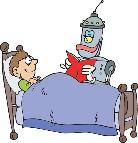Robots, Robots, Robots - Bed (480x496)