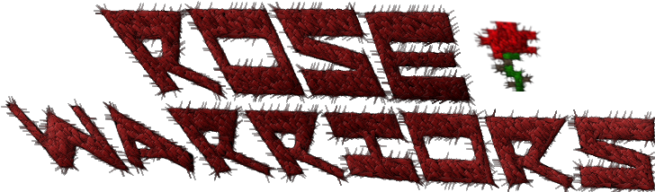 Rose Warriors - Motif (729x222)