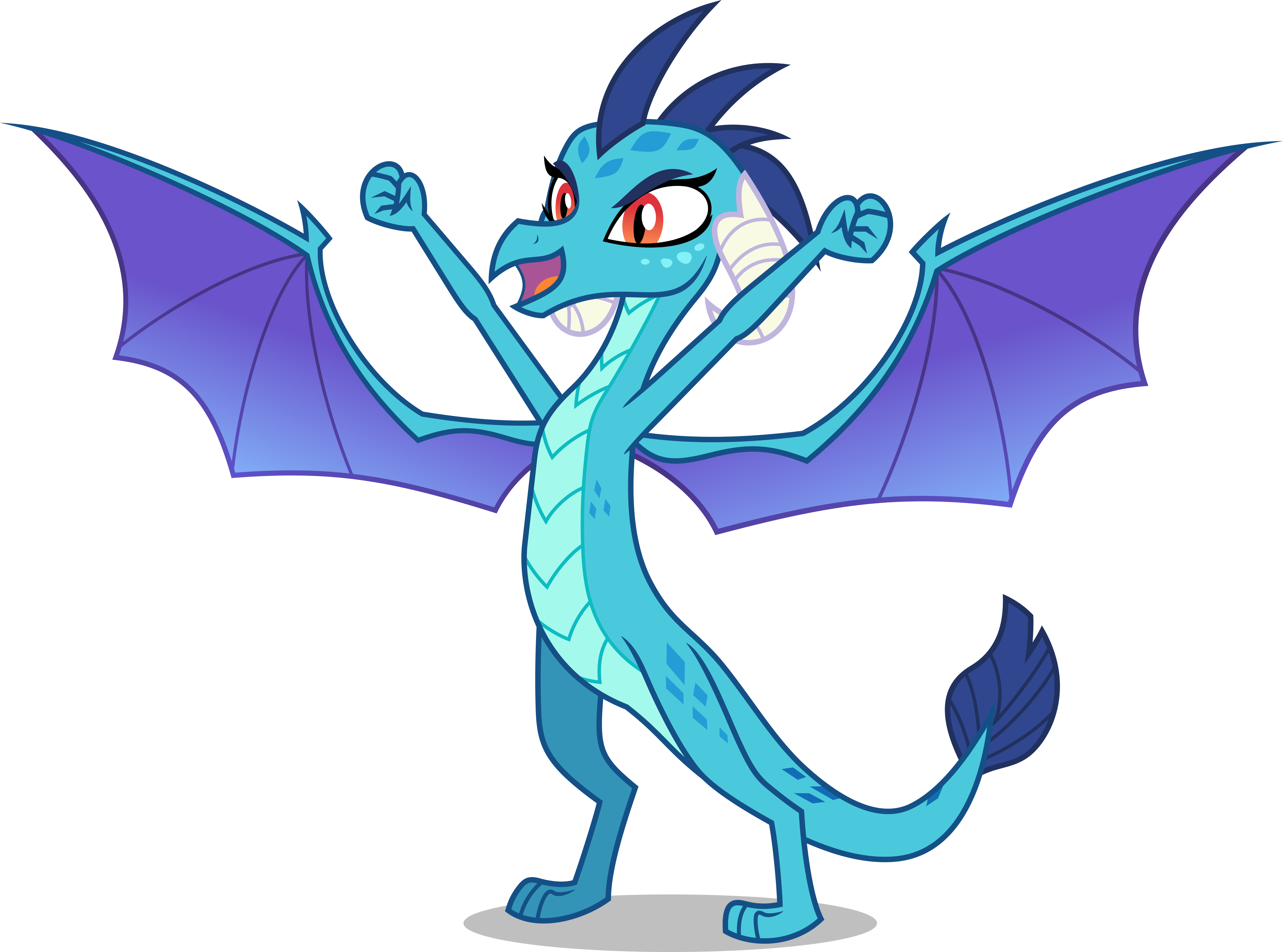 Vector - My Little Pony Ember (5000x3711)