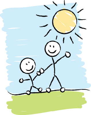 Big And Little - Vector Graphics (317x399)