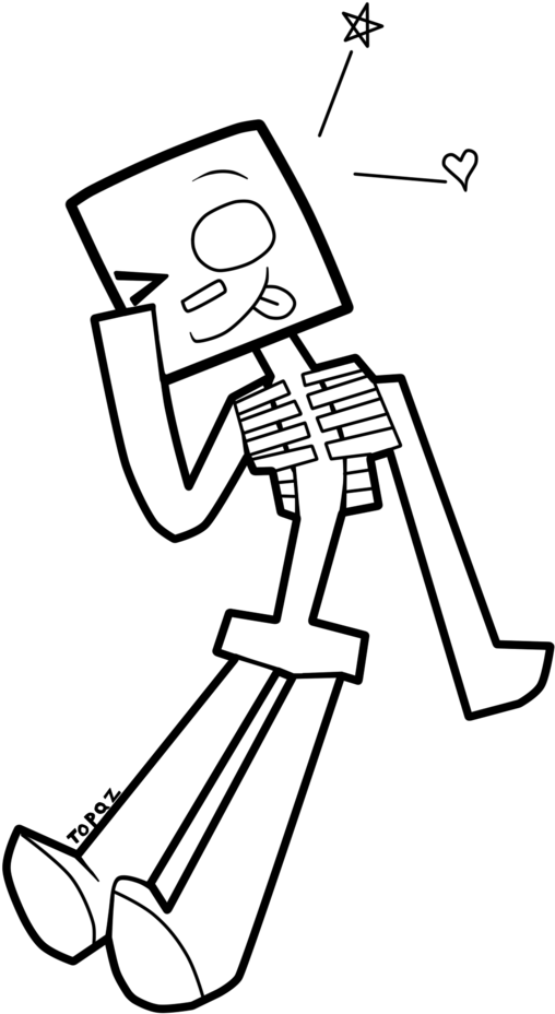 Ausmalbider Minecraft (1024x1024)