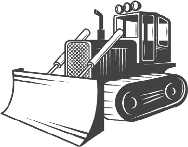 Bulldozer - Bulldozer Vector (396x399)