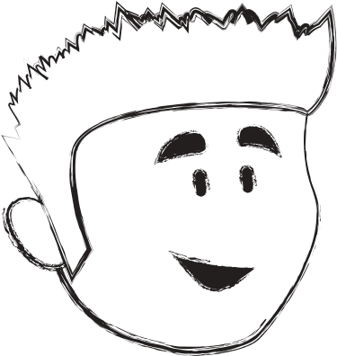 Guy Face Cartoon - Cartoon (550x550)
