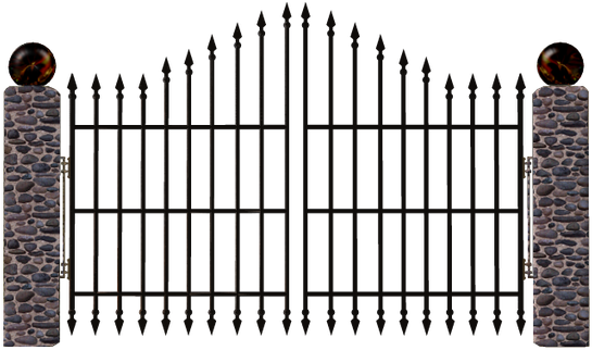 Gate Clip Art - Gate Clipart (600x431)