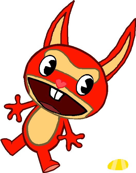 Trigger Happy - Gremlins Happy Tree Friends (592x689)