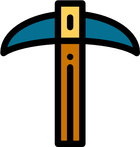 Pickaxe Free Icon - Robotech Symbol (512x512)