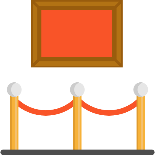 Museum Free Icon - Exhibition Icon Vector (512x512)