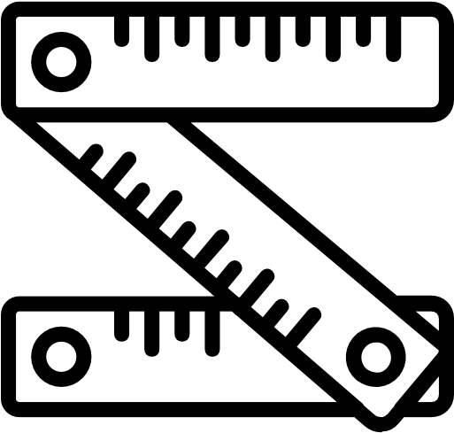 Ruler Free Icon - Ruler (512x512)