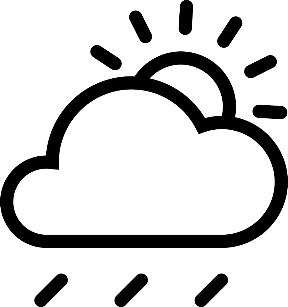 Cloud Sun Rain Comments - Cloud Sun Rain Icon Png (920x980)