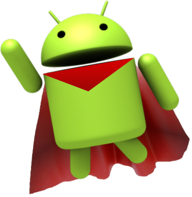 Cool Android Logo Png (376x386)