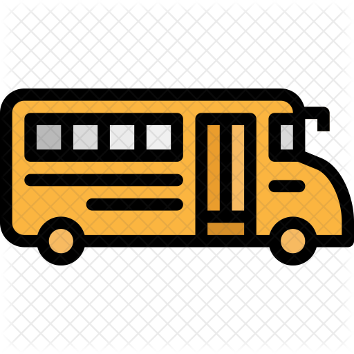 School Bus Icon - Bus (512x512)