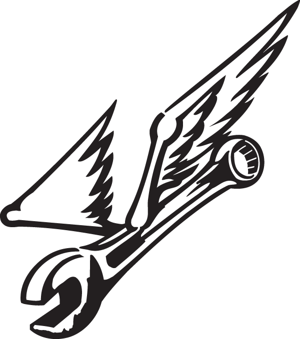 Wrench With Wings Logo (600x679)