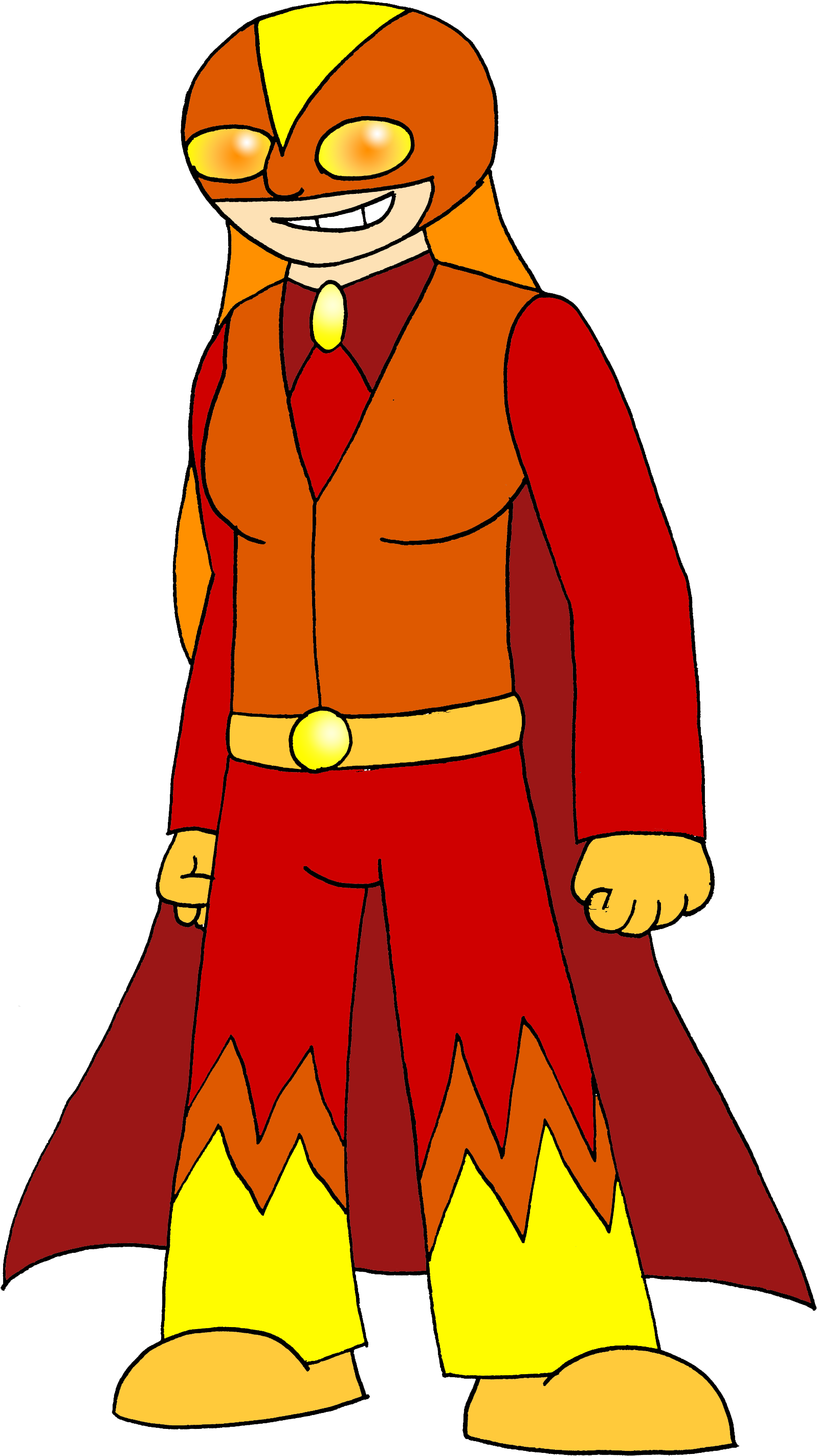 The Immortals - Flame Caster - Cartoon (1726x2980)