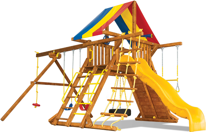 Rainbow's - Playground Slide (892x447)