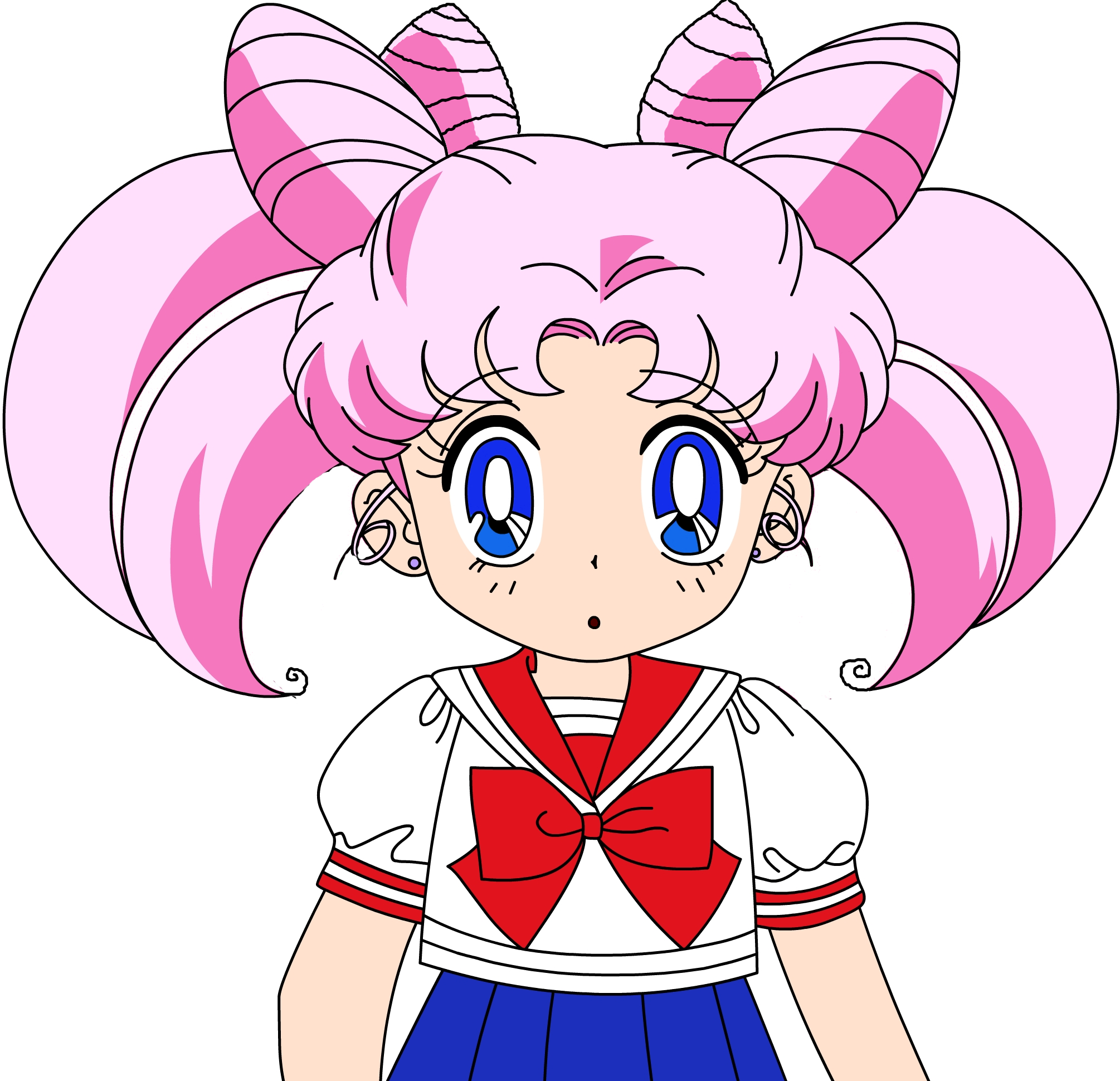 Surprised And Puffy Kousagi - Chibi (2010x1940)