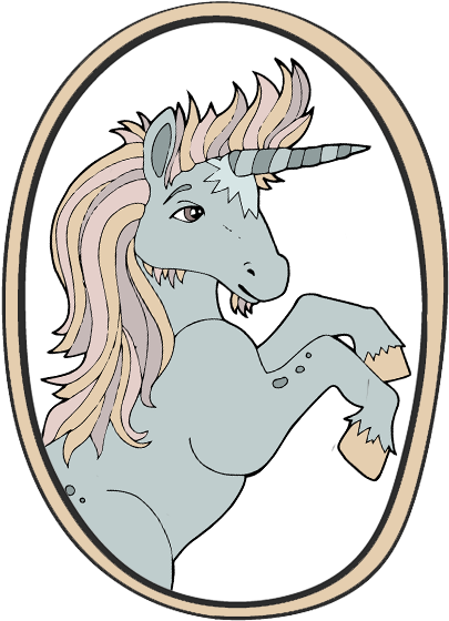 The Unicorn - " - Cartoon (600x600)