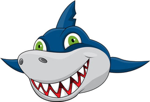 Funny Shark Image - Vector Graphics (500x500)