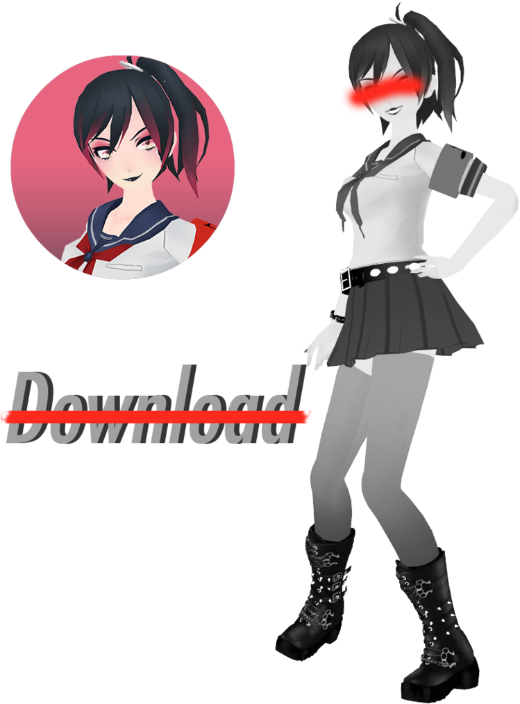 Mmd Yandere Simulator - Yandere Simulator (785x1018)