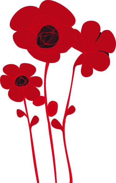 Autocollant Mural Coquelicots Asiatiques - Rose Wedding Invitation Lay Out (374x592)