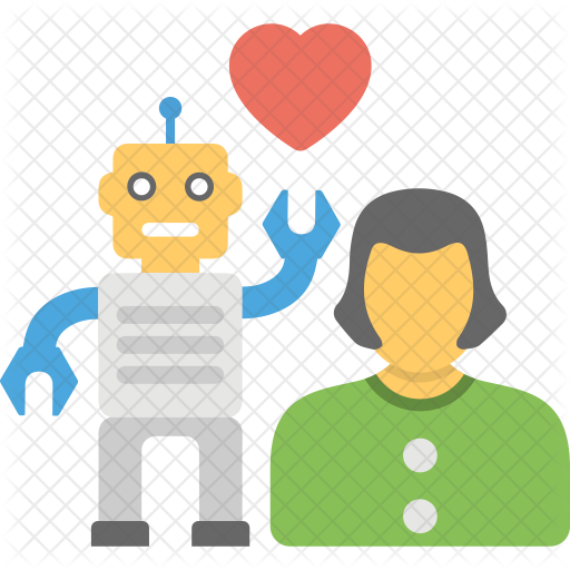 Robot Love Icon - Robot (512x512)