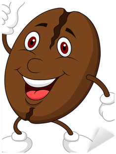 Coffee Bean Cartoon (400x400)