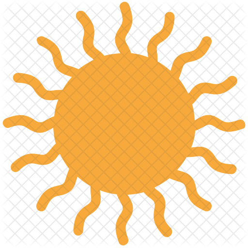 Sunny Day Icon - Drawing (512x512)