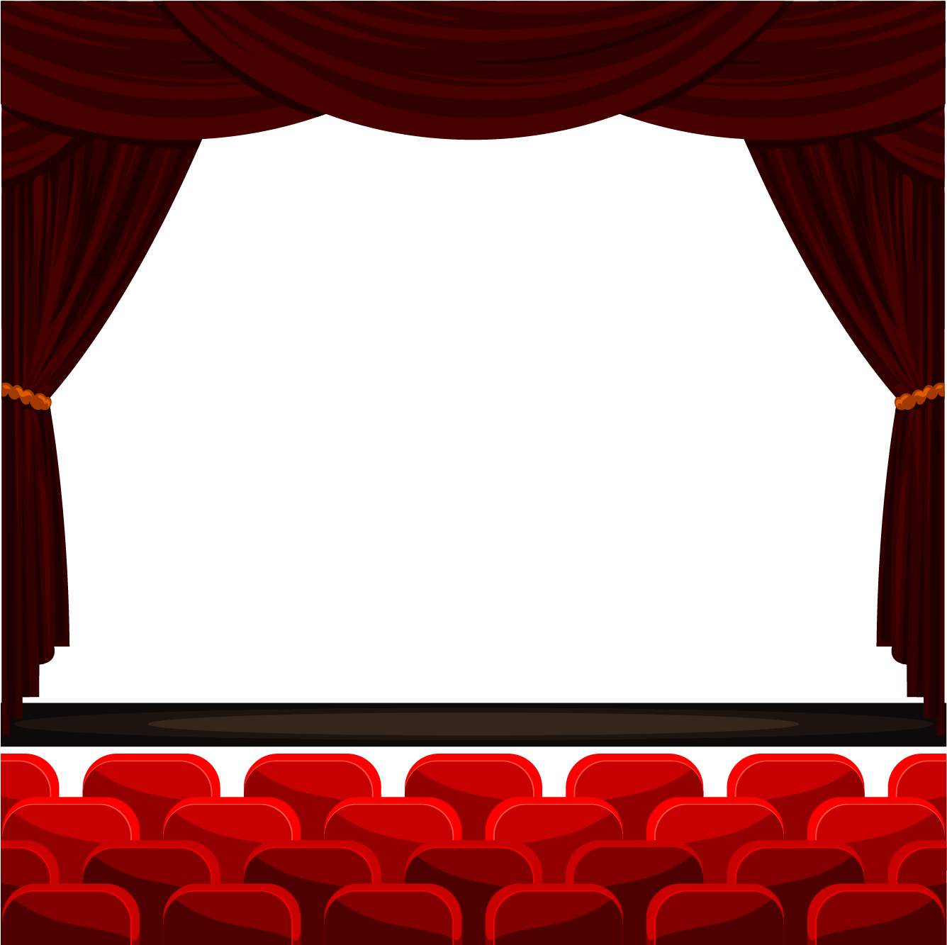 Stage Round Seat Vector Material - Euclidean Vector (1500x1500)