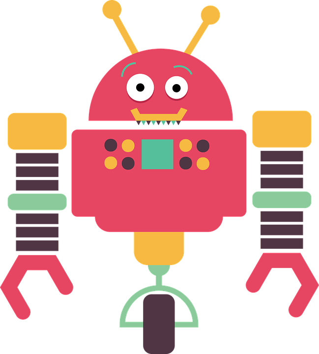 Robot Vector Png (649x720)