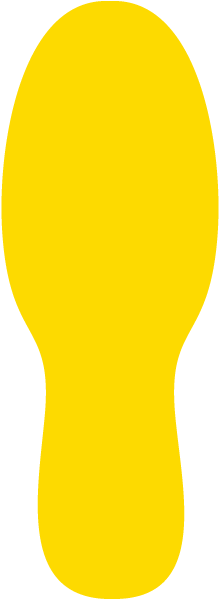 Yellow Footprints - Safetysign.com (219x600)