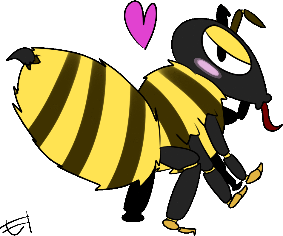 Twerking Bee Gif (1000x1000)