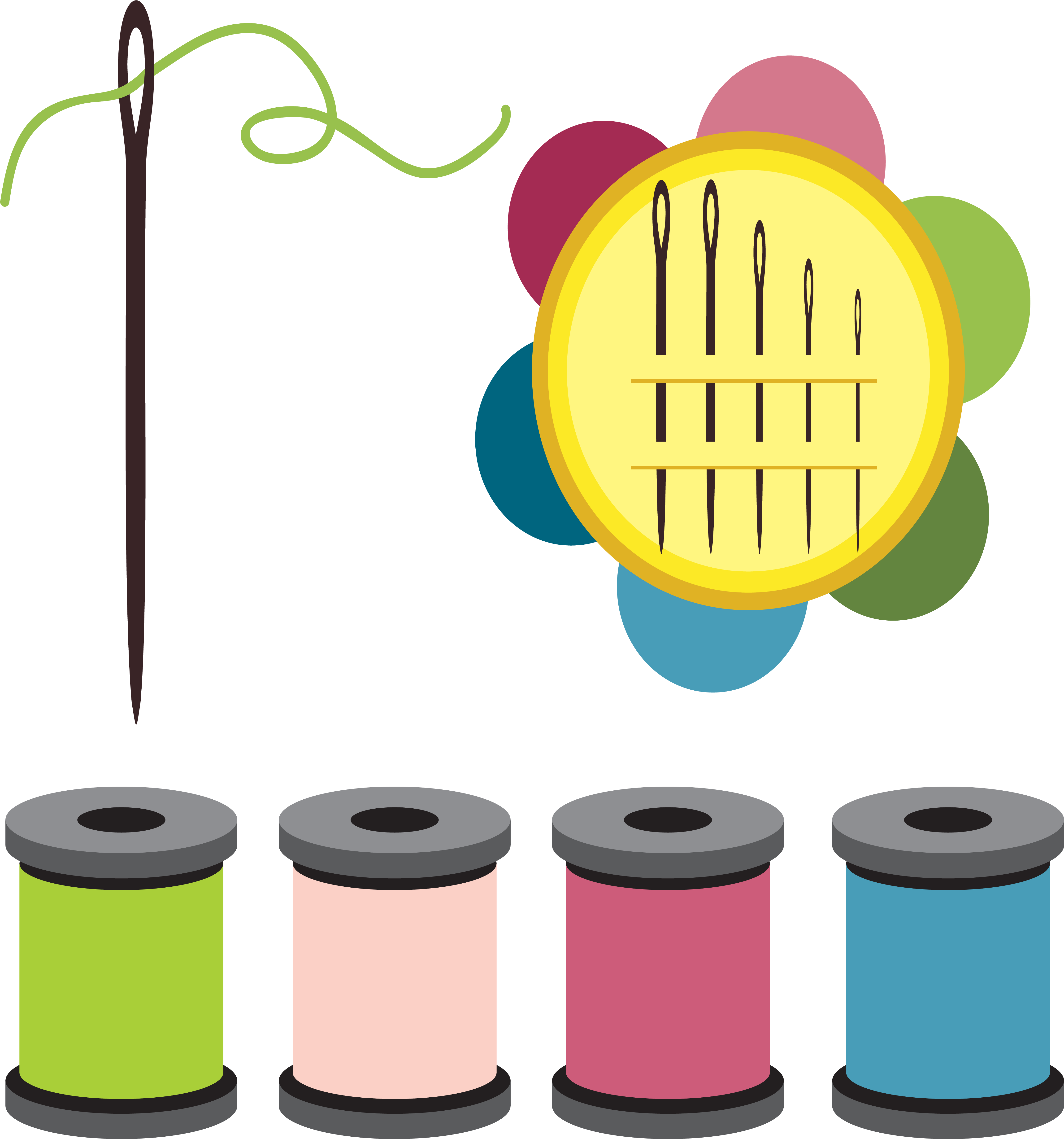 Thread Png - Sewing (4500x4871)