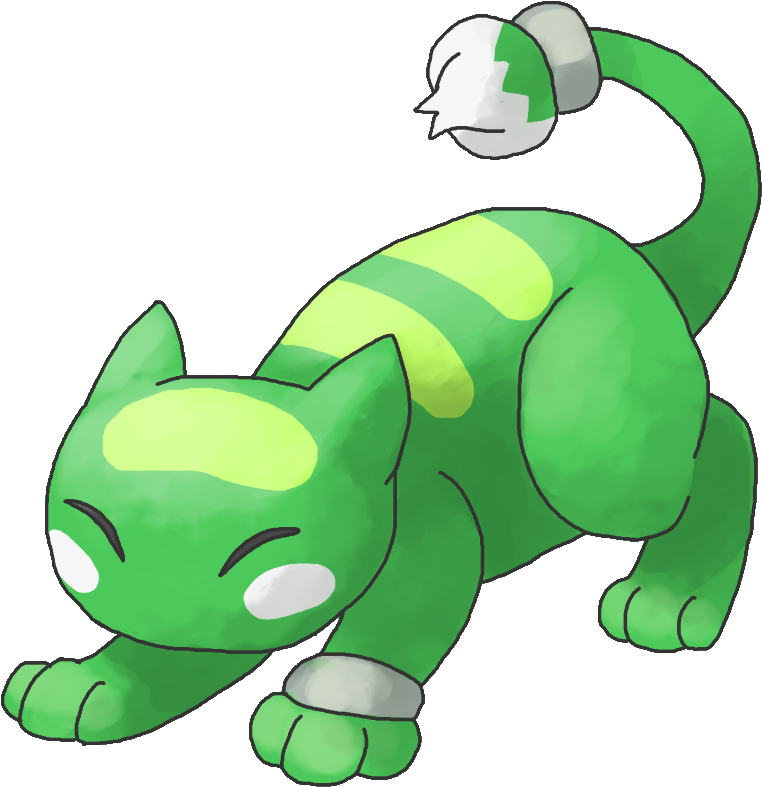 Orchynx - Pokemon Uranium Grass Starter (959x863)