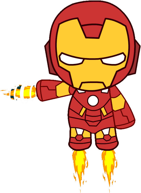 Iron Man Superhero Cartoon - Iron Man Animado Png (1920x1080)
