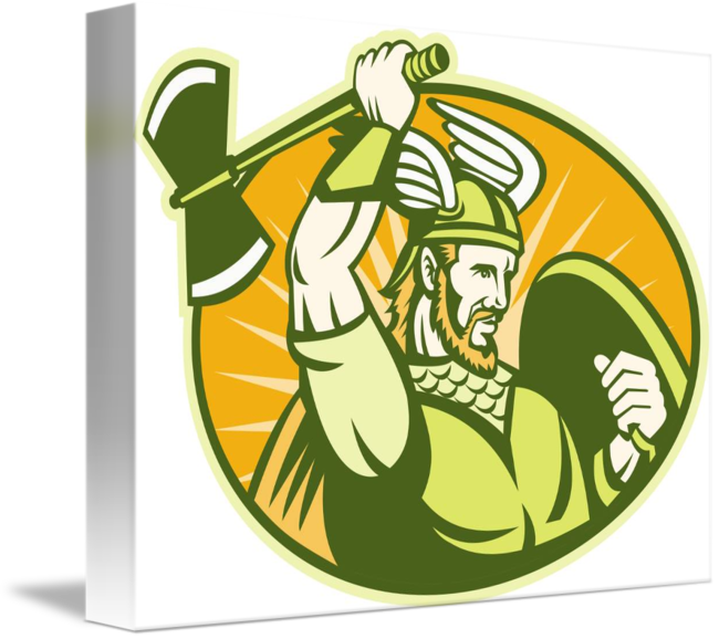 Viking Warrior Clip Art (650x578)