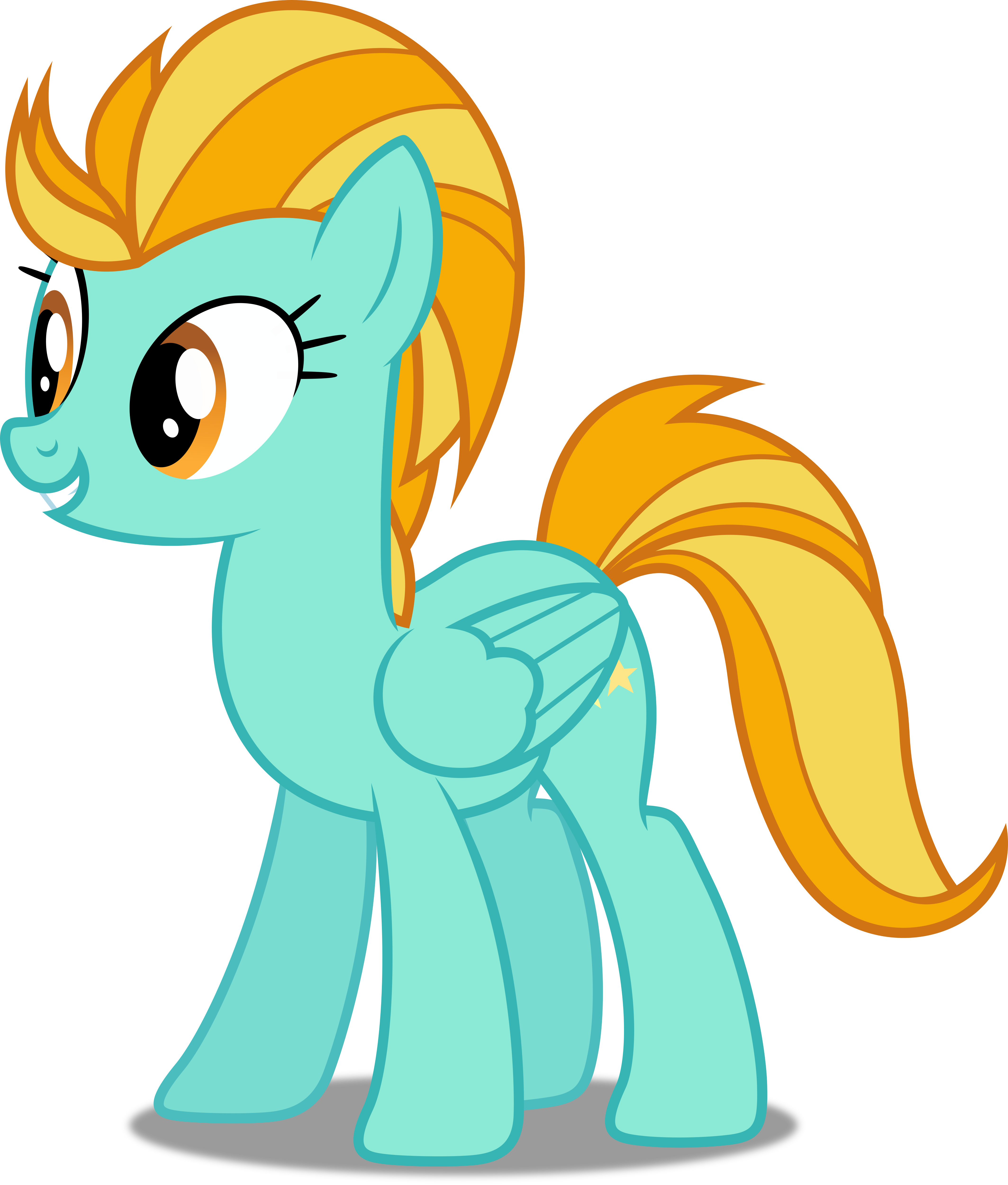 Vector - My Little Pony Lightning Dust (4255x5000)