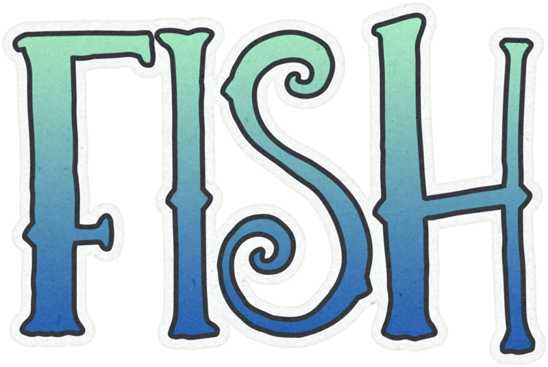Word Title Fish - Word Title Fish (800x536)