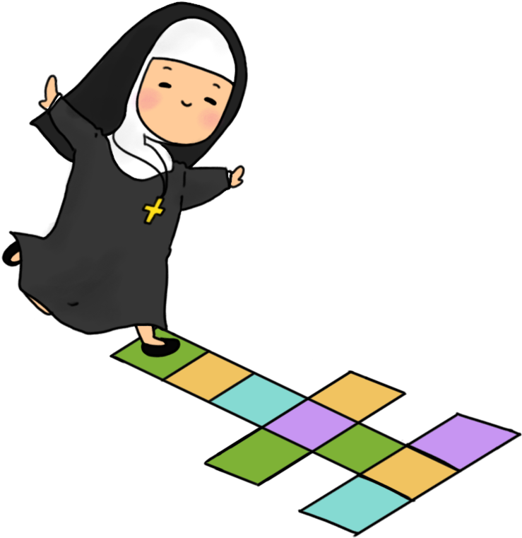 Nun Skipping - Skipping Rope (800x800)