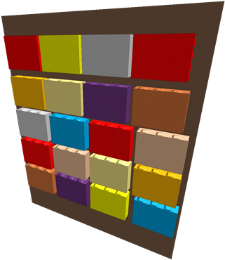 Library Book Shelf - Graphic Design (420x420)
