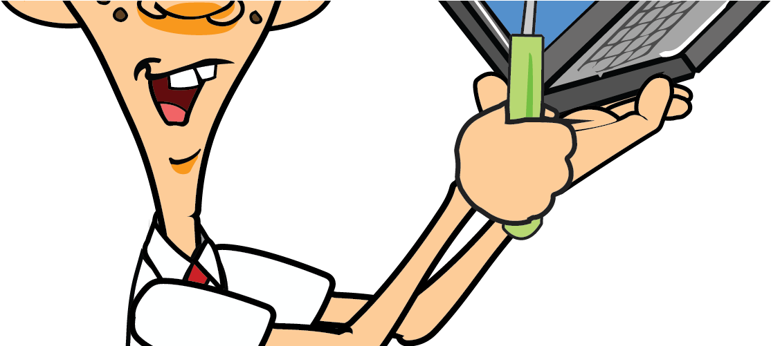 Cartoon Nerd Png (1294x500)