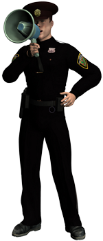 Police Officer - Полицейский Пнг (445x355)