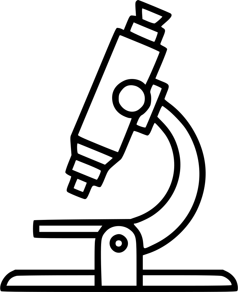 Microscope Comments - Microscope Drawing On Transparent Background (798x980)