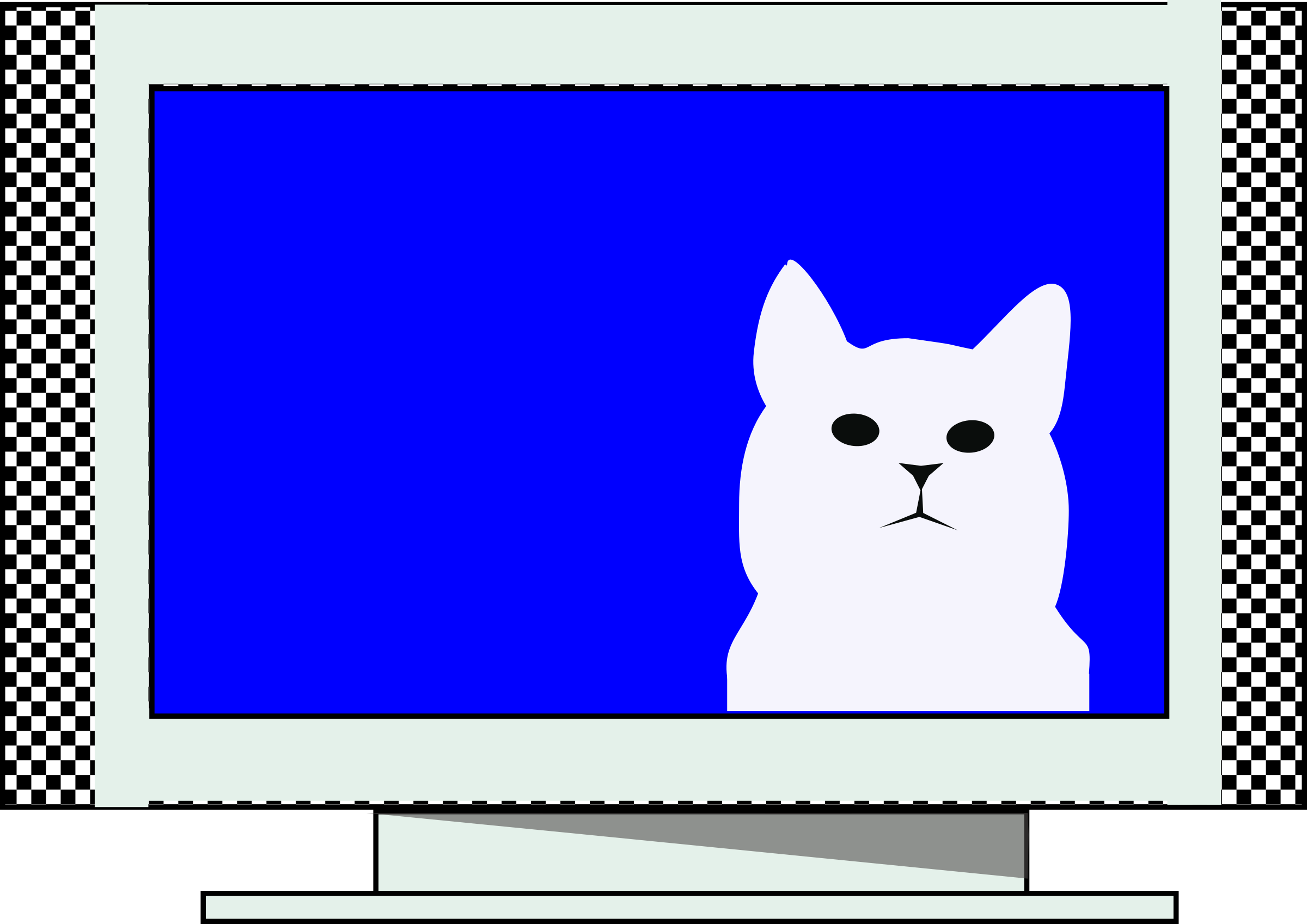 Cat - Television (2400x1697)