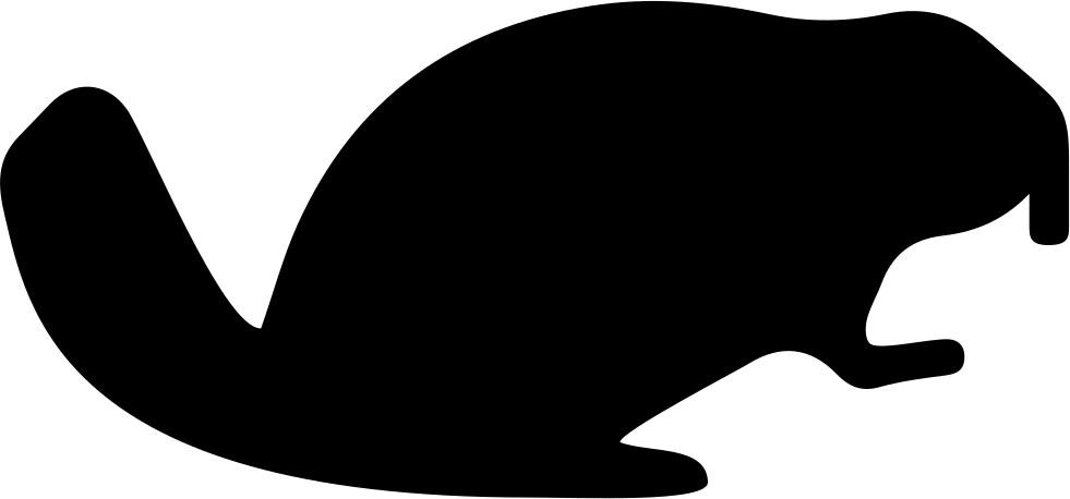 Beaver Facing Right Comments - Portable Network Graphics (981x458)